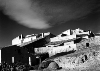 Brett Weston, Stone Buildings Spain  1960